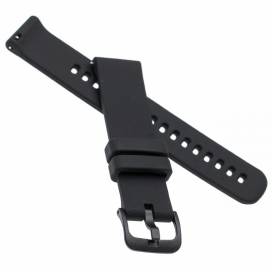 Produktbild: Armband Silikon 18mm schwarz für Garmin Vivoactive 4s