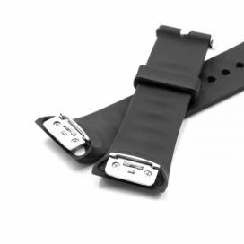 Produktbild: Silikon Armband für Samsung Gear Fit2 Pro SM-R365, schwarz