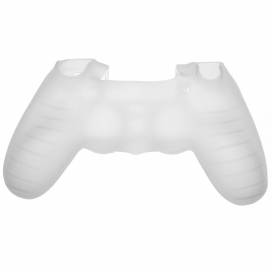 Produktbild: Silikon-Schutzhülle für Sony PS4 Controller, weiß-transparent