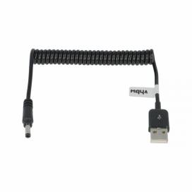 Produktbild: USB-Spiral-Ladekabel wie K2GHYYS00002 für Panasonic HC-V770 u.a. schwarz