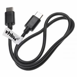 Produktbild: USB Ladekabel Typ-C auf Typ-C, schwarz, 50cm Länge, 60W, 3A