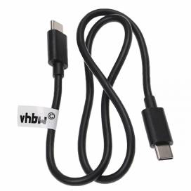 Produktbild: USB Schnell-Ladekabel Typ-C auf Typ-C, schwarz, 50cm Länge, 100W, 5A