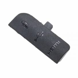 Produktbild: USB/HDMI Gummi-/Anschlussabdeckung für Canon EOS 1100D, schwarz