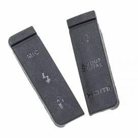 Produktbild: USB/HDMI + MIC Gummi-/Anschlussabdeckung für Canon EOS 5D Mark III,schwarz