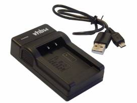 Produktbild: vhbw micro USB-Akku-Ladegerät passend für Panasonic VW-VBT190/VBT380