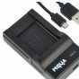 Produktbild: vhbw micro USB-Akku-Ladegerät passend für Olympus Li-40B u.a.
