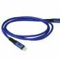 Produktbild: vhbw 2in1 Datenkabel USB Typ C auf Lightning, Nylon, 1m, blau