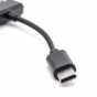 Produktbild: Adapter-Kabel / Hub von USB Typ C auf 2x USB, 1x Micro USB schwarz