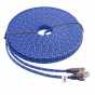 Produktbild: Ethernet Kabel Cat7, flach, 10 Gigabit, RJ45 Stecker, blau, 15m