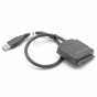 Produktbild: Adapterkabel USB 3.0 auf SATA 22 Pin 2.5''/ 3.5“ HDD/ SSD Festplatten
